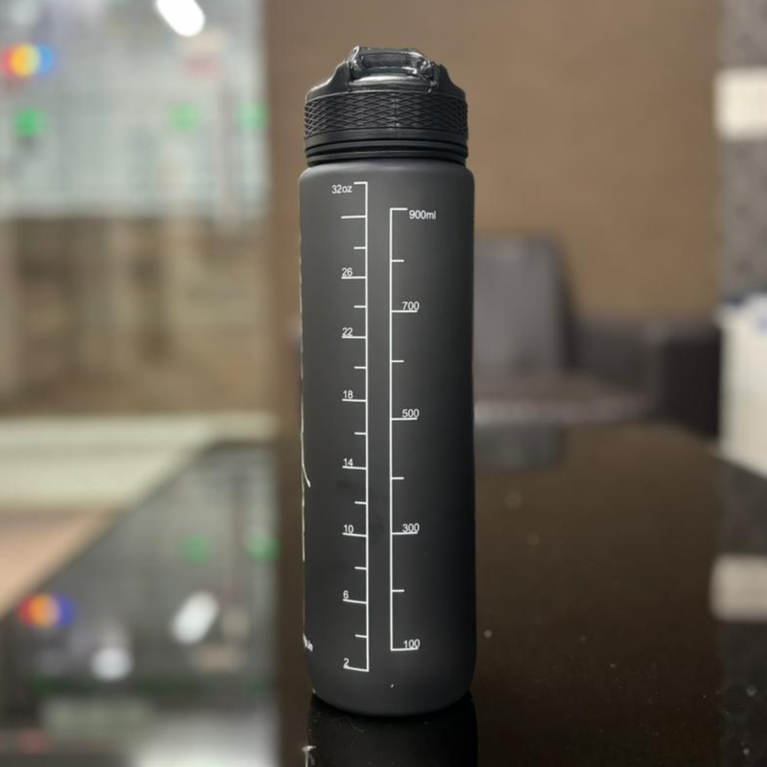 One Liter Sipper Bottle - With Time Markers