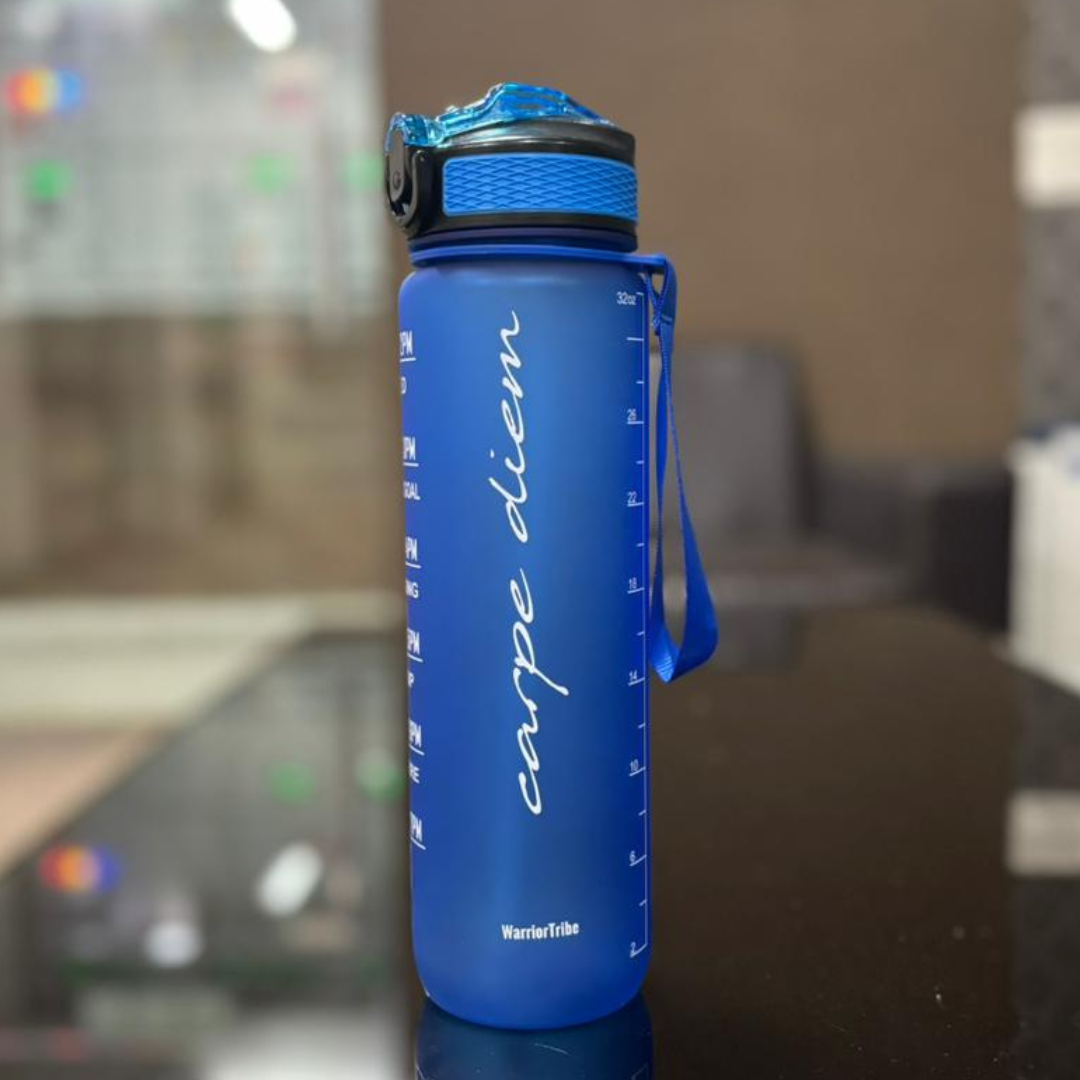 One Liter Sipper Bottle - With Time Markers